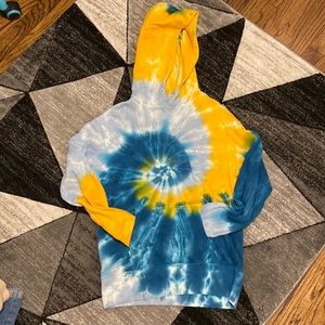 Ivory Ella tie dye hoodie